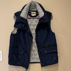 Women’s Navy Blue Quilted Vest